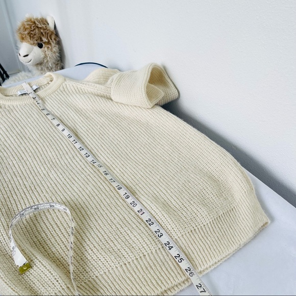 IRO Lineisy cold shoulder sweater ivory wool - Picture 11 of 13